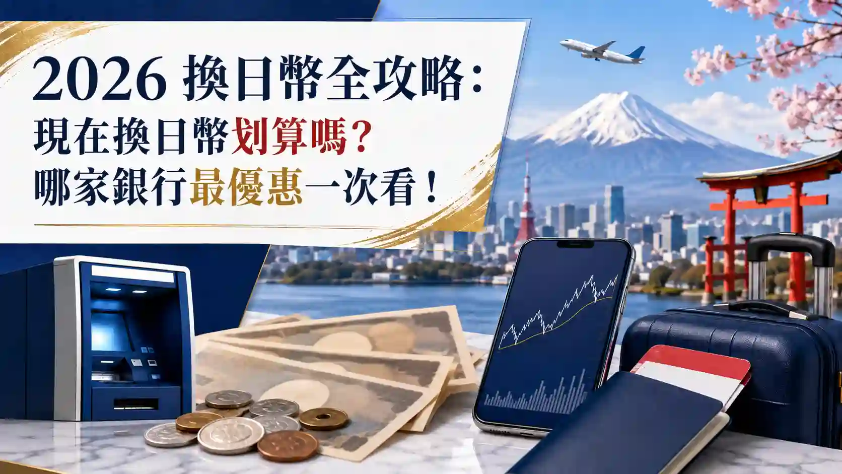 2026 換日幣全攻略：現在換日幣划算嗎？哪家銀行最優惠一次看！