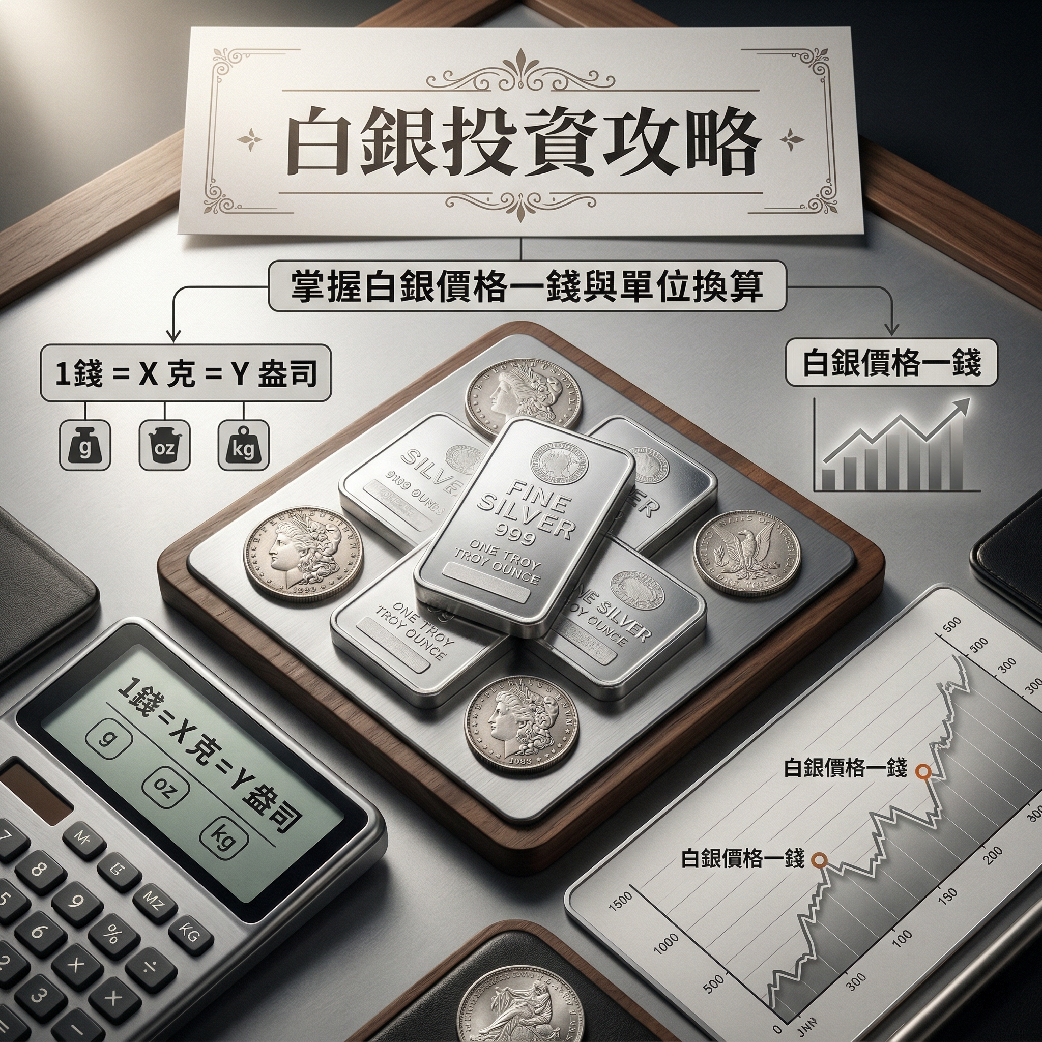 2026 白銀投資攻略：掌握白銀價格一錢與單位換算
