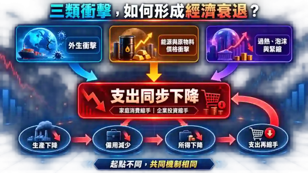 2.4. 三類的共同點:經濟衰退、不景氣、大蕭條